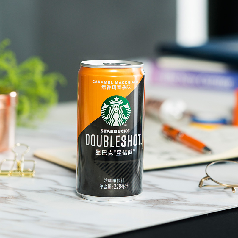 starbucks/星巴克doubleshot星倍醇焦香玛奇朵味228ml