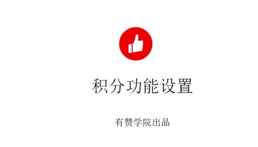 积分功能设置 商品图0