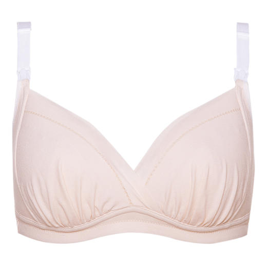 奶糖派孕妇哺乳文胸无钢圈有机棉 轻薄怀孕期胸罩喂奶上托内衣 商品图4