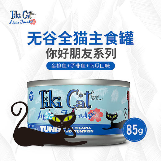 TikiCat 你好朋友系列无谷全猫罐 85g 商品图0