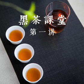 《初识黑茶》——黑茶专题课堂第一讲