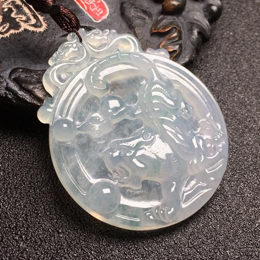 【60601】翡翠冰种白虎 商品图0