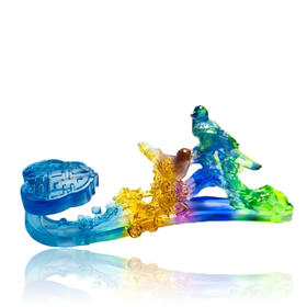 琉璃摆件 喜事如意 商务馈赠