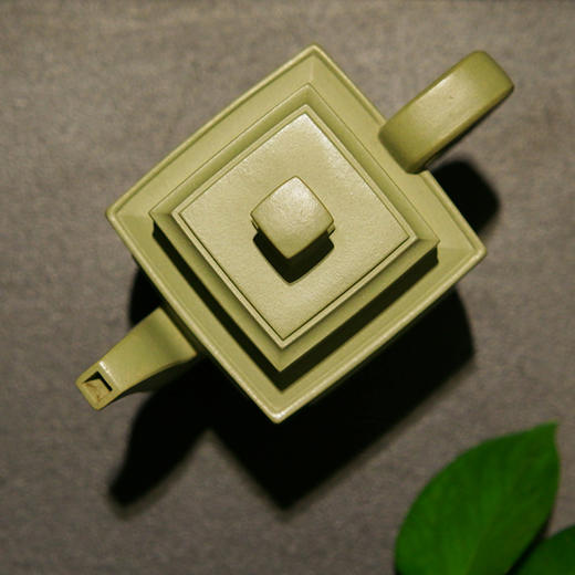 【云山】豆青泥紫砂壶四方壶送礼自用收藏 商品图2