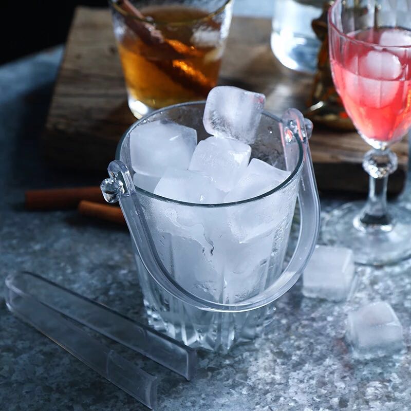 玻璃冰桶 | 进口创意家用冰块桶酒吧冷饮啤酒冰镇带冰