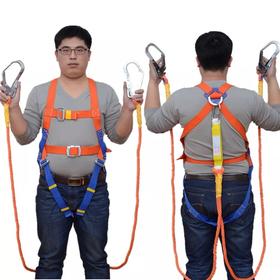 3米双大勾 5点式全身安全绳红色 商品代码29152