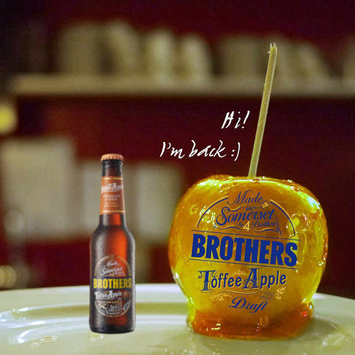 英国兄弟焦糖苹果西打酒brother toffee apple275ml