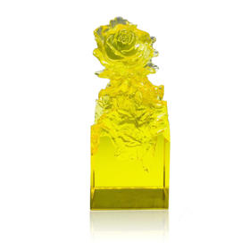 琉璃摆件 国色天香 商务馈赠