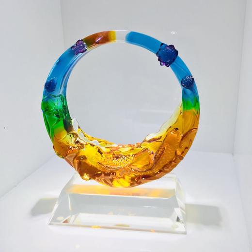 琉璃摆件 年年有余2 商务馈赠 商品图2