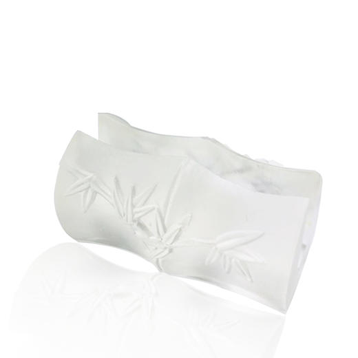 琉璃摆件 知足常乐 绿白 商务馈赠 商品图1