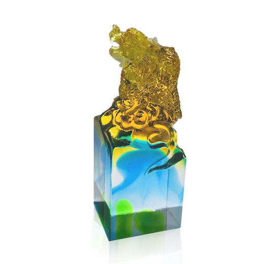 琉璃摆件 腾龙印 商务馈赠 商品图0