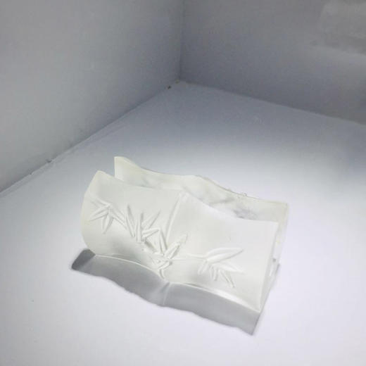 琉璃摆件 知足常乐 绿白 商务馈赠 商品图2