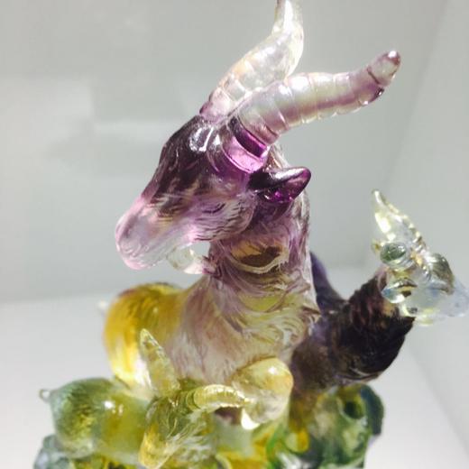 琉璃摆件 三羊开泰 大小 商务馈赠 商品图2