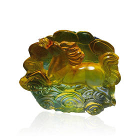 琉璃摆件 壮志凌云名片夹 商务馈赠