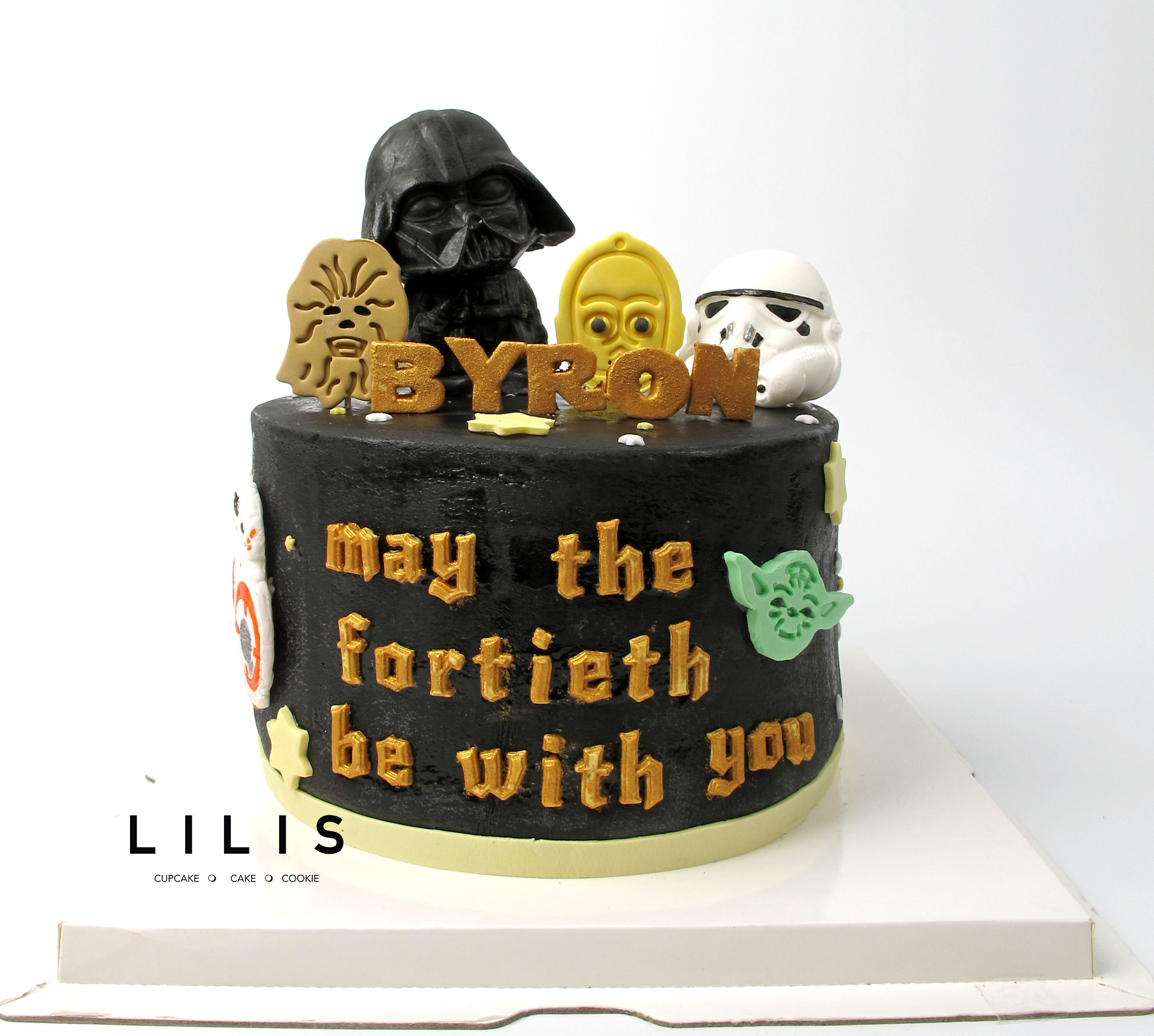 星球大战翻糖蛋糕 star wars fondant cake