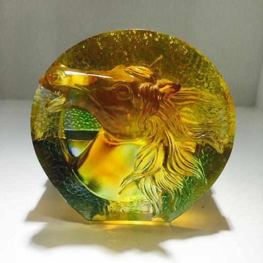 琉璃摆件 马到成功名片夹 商务馈赠 商品图3