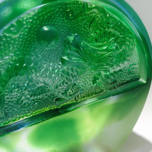 琉璃摆件 双龙名片座 商务馈赠 商品图1