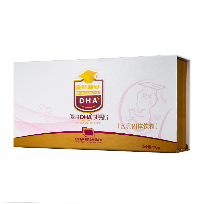 斯利安藻油dha乳钙粉(含乳固体饮料)5g×10袋×6盒