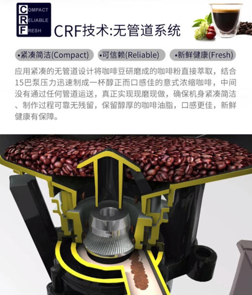 Delonghi/德龙 ECAM22.360.S 全自动进口意式泵压式咖啡机 联保 商品图3