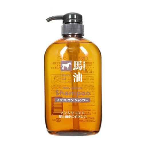 【保税仓】日本熊野油脂无硅天然弱酸性马油洗发水600ml 商品图0