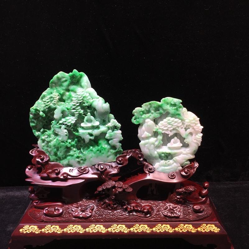 2日新品】【知音】精品翡翠摆件
