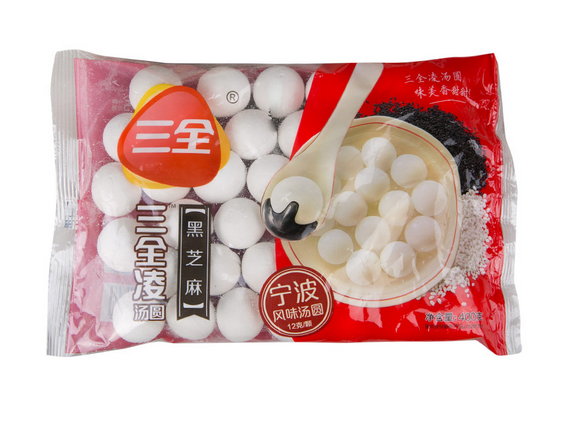 三全黑芝麻汤圆500g