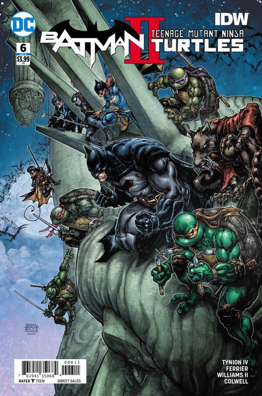 蝙蝠侠/忍者神龟 V2 斜线 Batman Teenage Mutant Ninja Turtles Il（2018）普封 商品图0