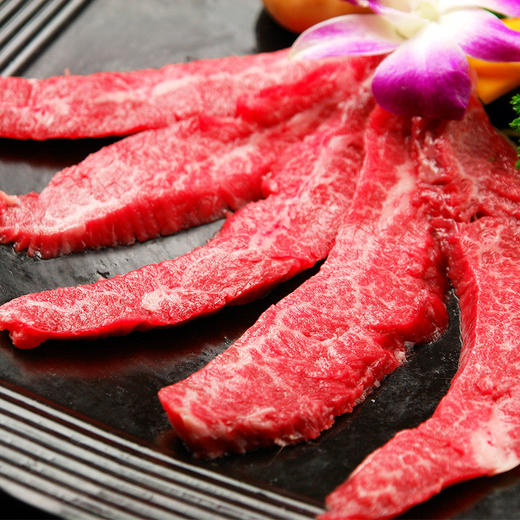 雪龙黑牛撒撒米500g烤肉新鲜生牛肉生鲜雪花牛排牛肉套餐团购包邮 商品图0