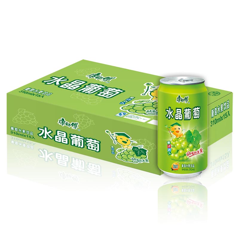 康师傅水晶葡萄水果饮品310ml.