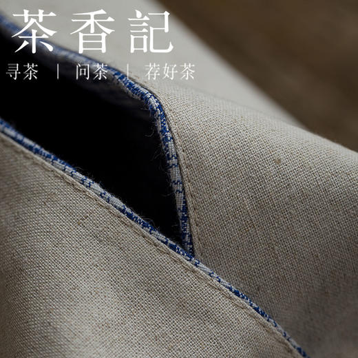 茶香记 植物蓝染老土布手工缝制纸巾盒  三色可选 自然环保 商品图3