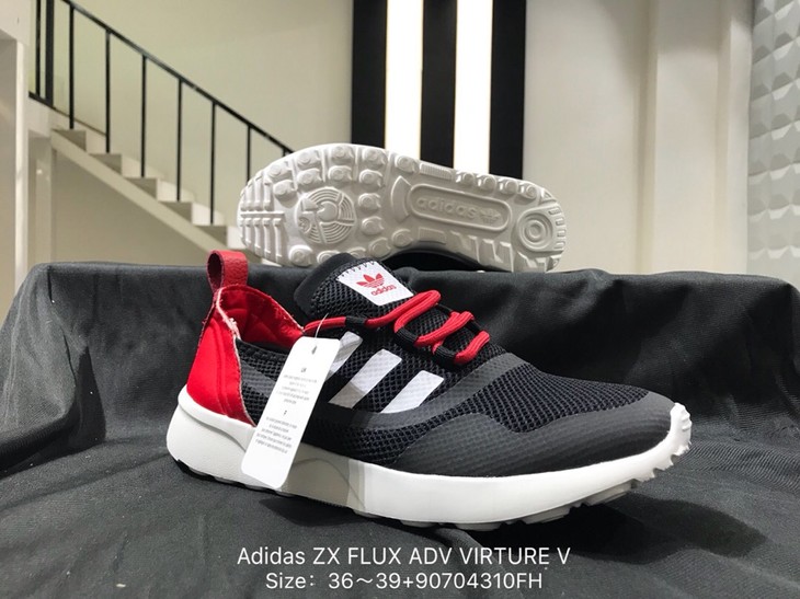 阿迪达斯三叶草 adidas zx flux adv virture v 探月者透气网面软底