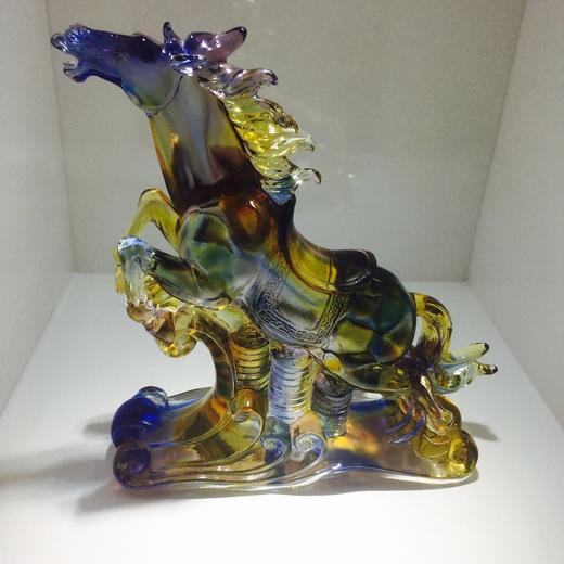 琉璃摆件 立马成功 商务馈赠 商品图2
