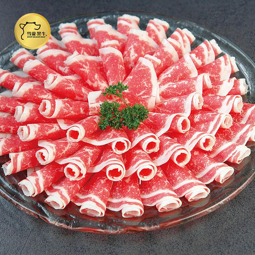 雪龙黑牛 肥牛火锅牛肉1700g包邮相间牛肉 火锅食材 牛肉卷生牛肉 商品图1