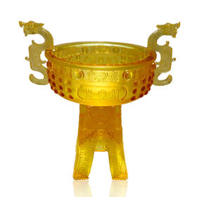 琉璃摆件 聚宝盆 商务馈赠