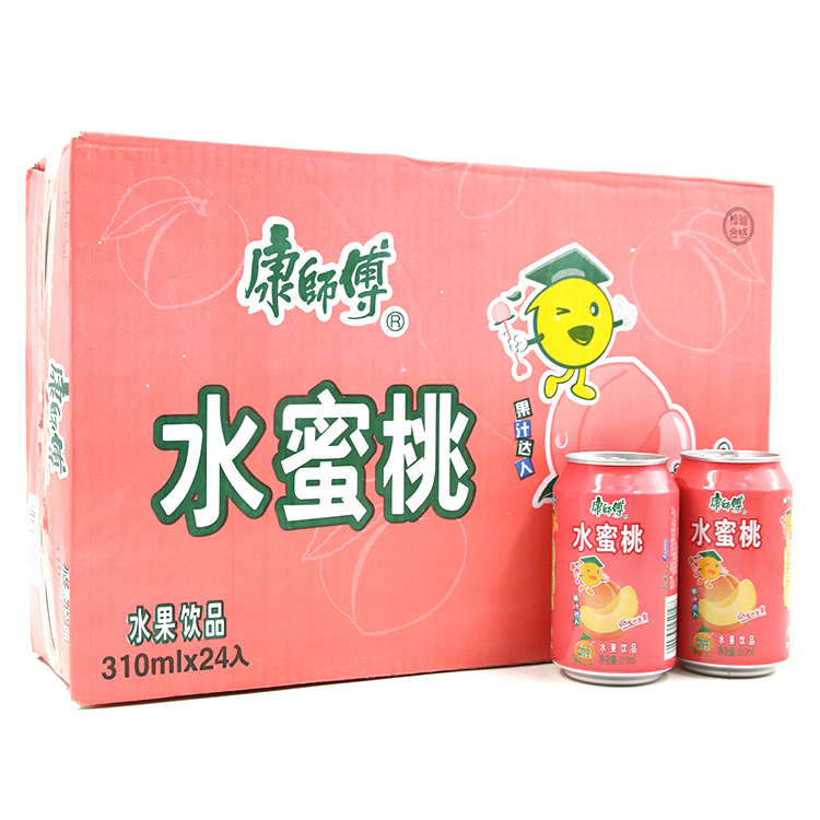 康师傅水蜜桃水果饮品310ml.