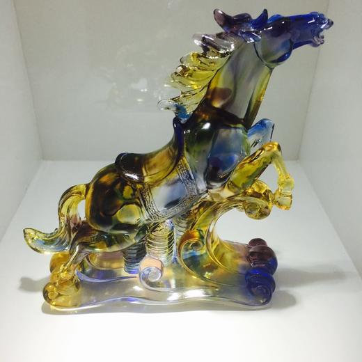 琉璃摆件 立马成功 商务馈赠 商品图3