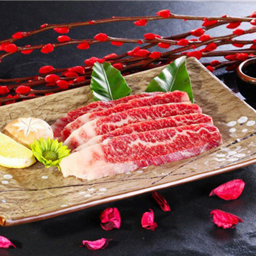 雪龙黑牛撒撒米500g烤肉新鲜生牛肉生鲜雪花牛排牛肉套餐团购包邮 商品图2