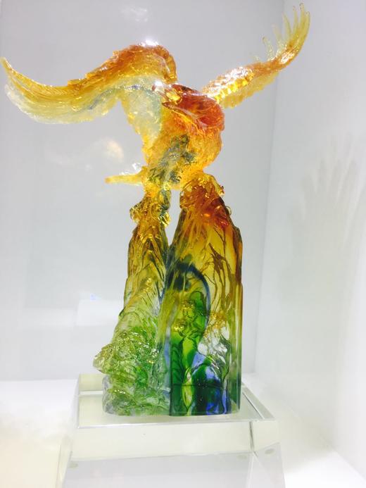 琉璃摆件 雄鹰展翅 商务馈赠 商品图1
