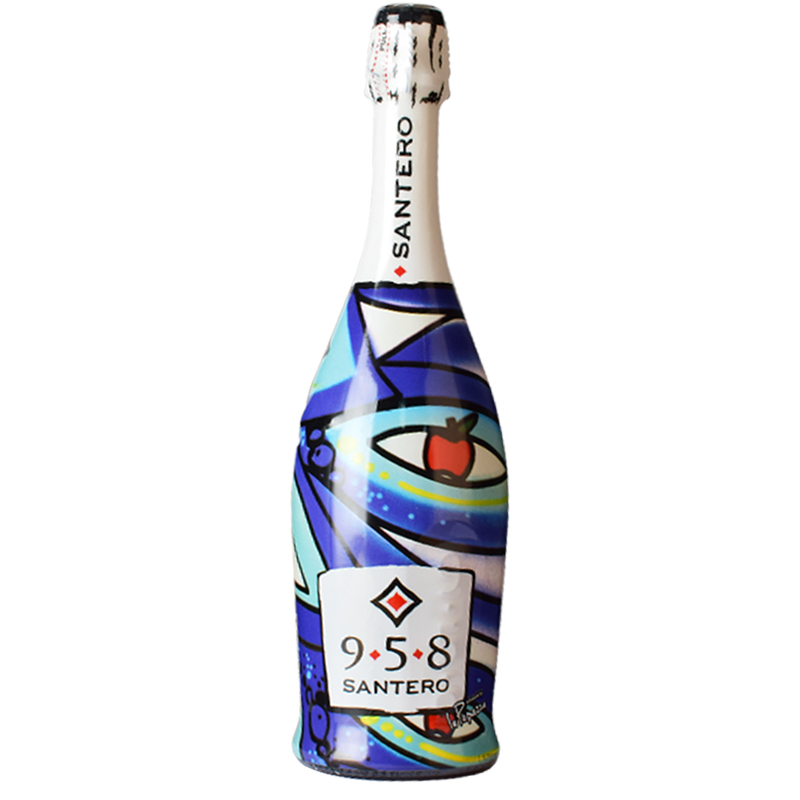 意大利santero958涂鸦起泡酒