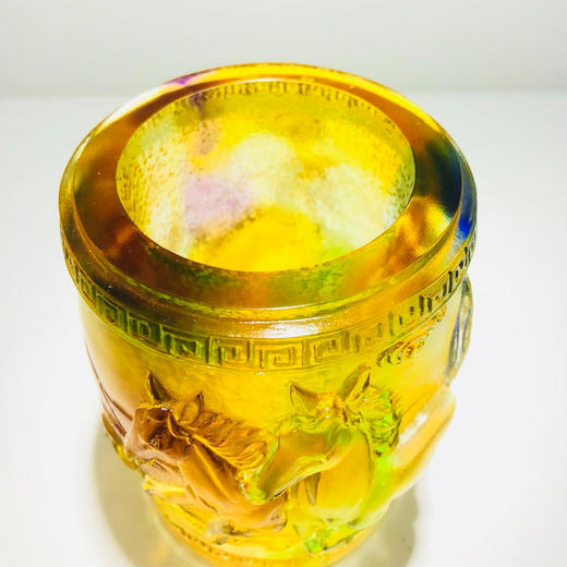 琉璃摆件 万马奔腾 商务馈赠 商品图1