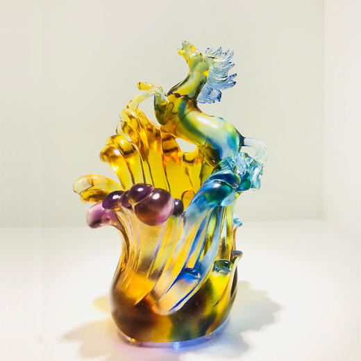 琉璃摆件 志在千里 商务馈赠 商品图2