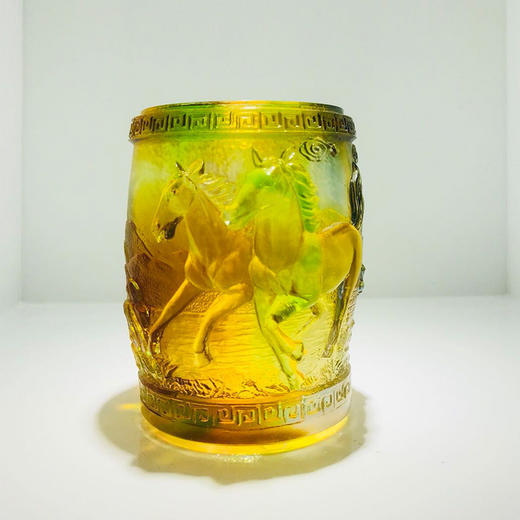 琉璃摆件 万马奔腾 商务馈赠 商品图2