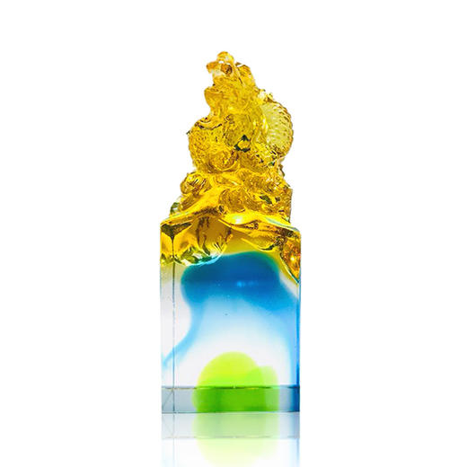 琉璃摆件 腾龙印 商务馈赠 商品图0