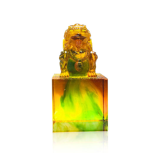 琉璃摆件 貔貅印章 商务馈赠 商品图0