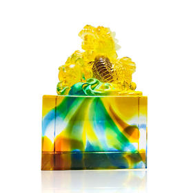 琉璃摆件 大龙印 商务馈赠