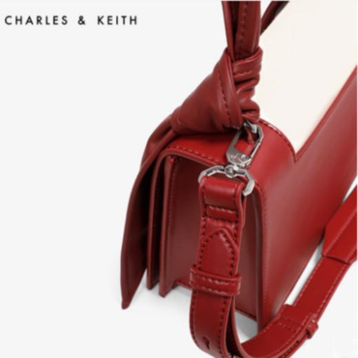 CHARLES＆KEITH原单正品 单肩包夏季绳结帆布兔耳朵拼接女包 包邮+三天无理由退货 商品图6