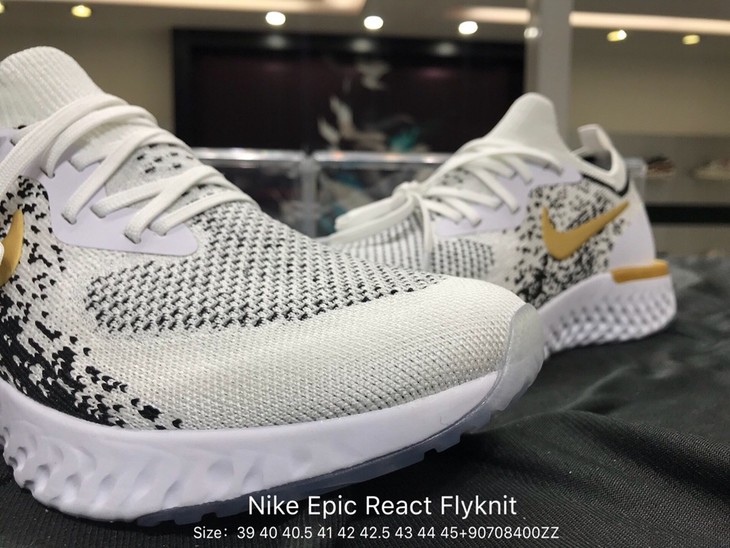 耐克专柜真标 nike epic react flyknit 瑞亚 泡沫颗粒超轻透气跑步鞋