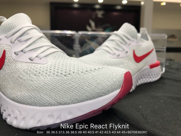 耐克专柜真标 nike epic react flyknit 瑞亚 泡沫颗粒超轻透气跑步鞋