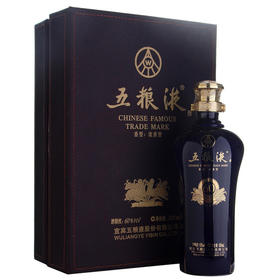 60度五粮液蓝色至尊礼盒500ml 单瓶