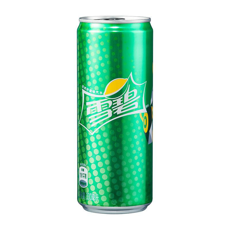 雪碧/雪碧柠檬味汽水(sleek) 330ml can 罐装饮料
